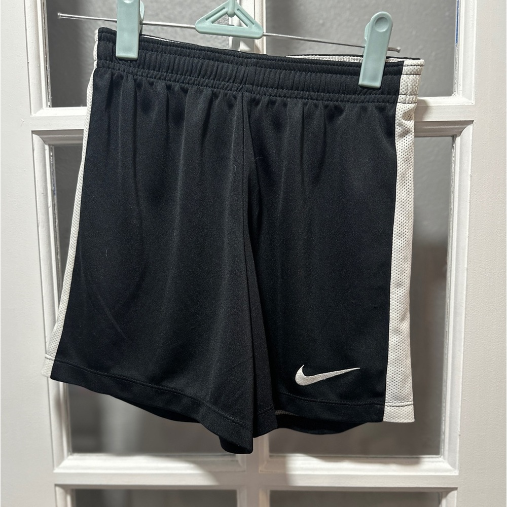 Nike Kids Boy's Essential Mesh Shorts with White Stripe
Down the Side